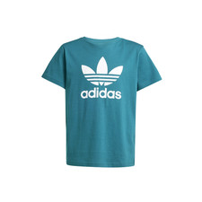 adidas Trefoil Crew Neck Short Sleeve T-Shirt Youth Boys Size S Casual Tops IY7