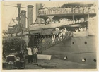 Original Japanese Navy Photo Taminato's Coffin Izumo Shanghai 1936 上海 田港事件 S99
