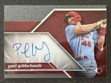 2024 Topps Diamond Icons Paul Goldschmidt Auto /5 Red