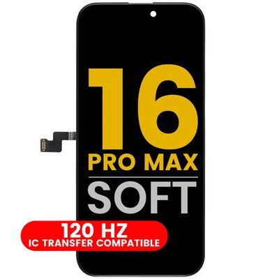 Original i Phone 16 Pro Max Soft OLED Display Touchscreen Digitizer Replacement