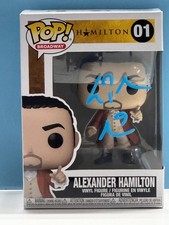 Funko Pop! HAMILTON - ALEXANDER HAMILTON #01 SIGNED COA AUTHENTICATED