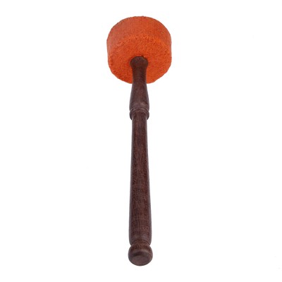 (Orange) Handgefertigter Hartholz Felted Striker Mallet Stick Für Tibetisch CU