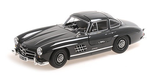 Minichamps 110037219 Mercedes 300 Sl Coupe (W198) 1955 Dunkelgrau Limitiert 1:18-image