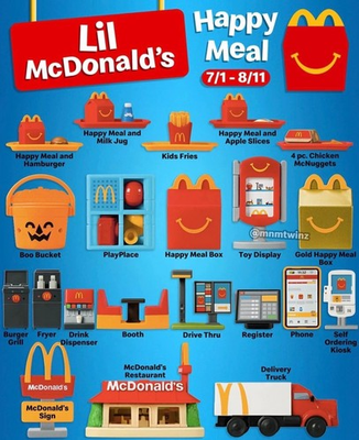 #ad 2025 McDonald’s Lil McDonald’s Happy Meal Mini Toys Select Your Choice $4.99