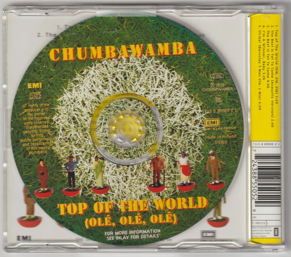 Chumbawamba - Top Of The World (Olé, Olé, Olé) (Maxi CD) - Bild 2 von 3
