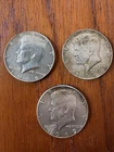 Kennedy Silver Half Dollars  lot of 3; 1966 And 1967; 1969 D