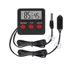 Digital Thermometer and Humidity Thermometers Indoor and Outdoor Digital Temp...