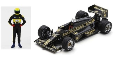 Spark 1/43 Lotus Renault 97T Ayrton Senna Belgium GP 1985 Figure