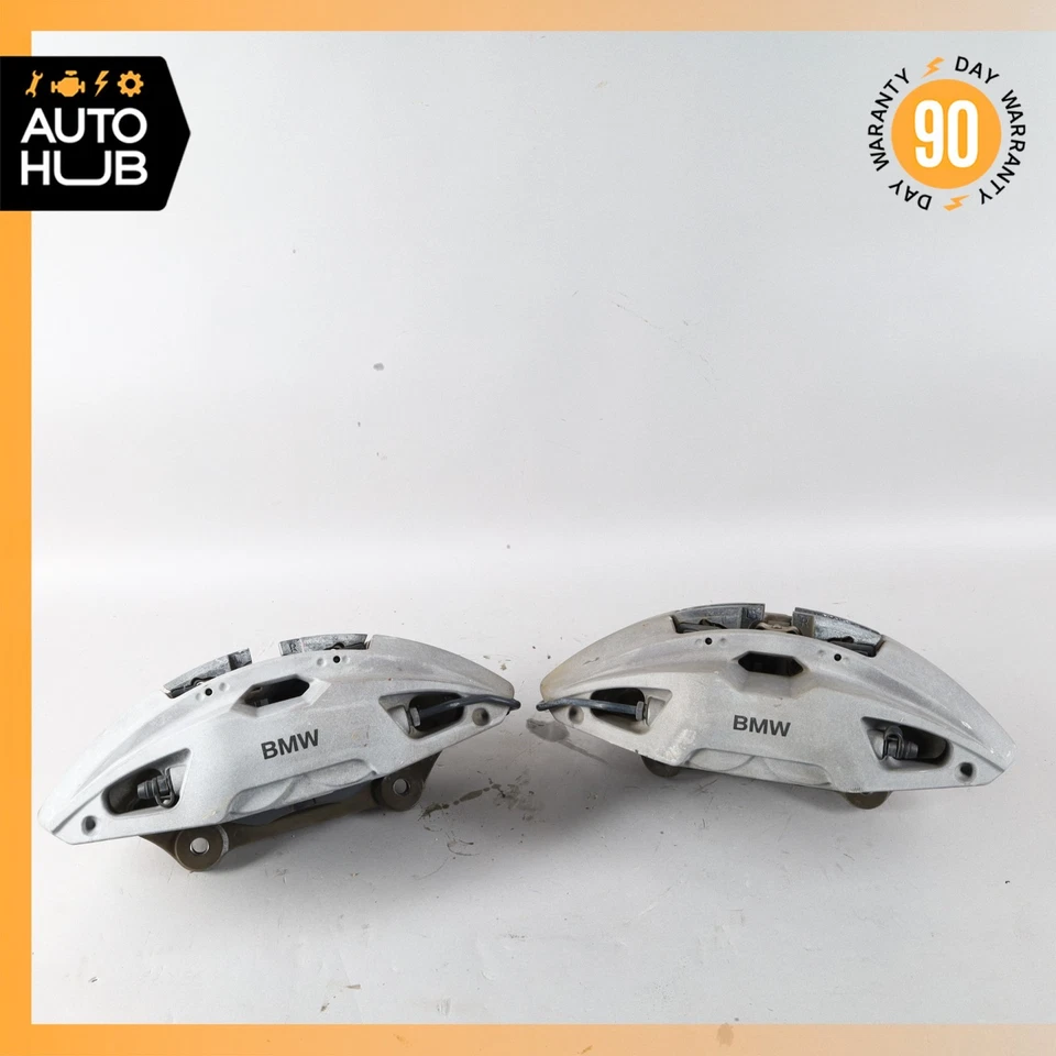 Juego de pinzas de freno delanteras izquierda y derecha BMW G12 740Li 840i 640i 540i 16-24 OEM 96k Foto 2 de 4