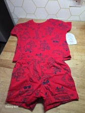 Wonder Nation Baby Boy T-Shirt and Shorts Set Size 12 Months, 2-Piece