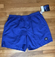Speedo Vintage 1990s Men's Blue Swim Trunks Size XL Deadstock NWT