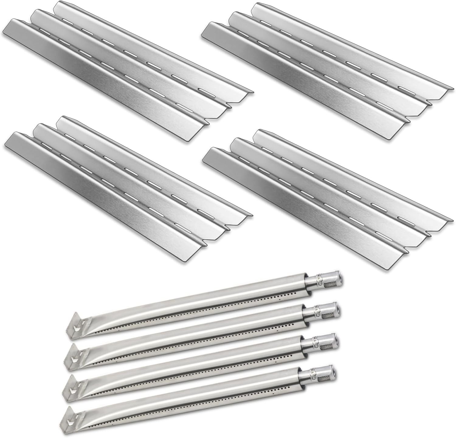 Grill Parts for Broil King Baron 420 440 490, 15 3/4" Heat Plates & Burners