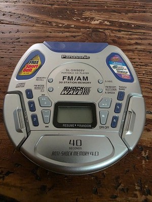 Panasonic SL-SW869V Made In Japan Portable CD Player | eBay