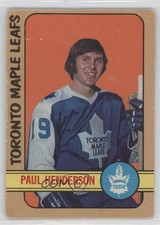 1972-73 O-Pee-Chee Paul Henderson #126 t3w