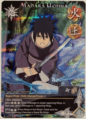 Naruto CCG Collectible Card Game Foil Karte Neu Prism 417 Madara Uchiha