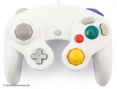 GameCube - Controller / Pad #weiß [Dritthersteller] BUNDLEARTIKEL Top Zustand