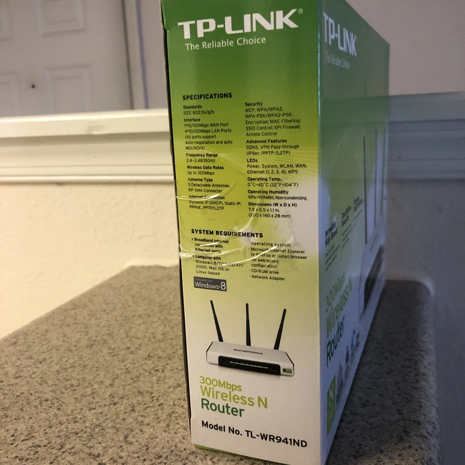 TP-Link TL-WR941ND 300Mbps Advanced Wireless N Router, Used, Tested - Image 4 of 4