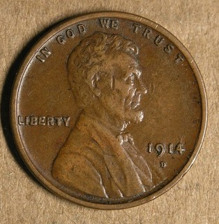 1C 1914 D Lincoln Cent VF XF Details Denver Mint KEY DATE! AvenueCoin