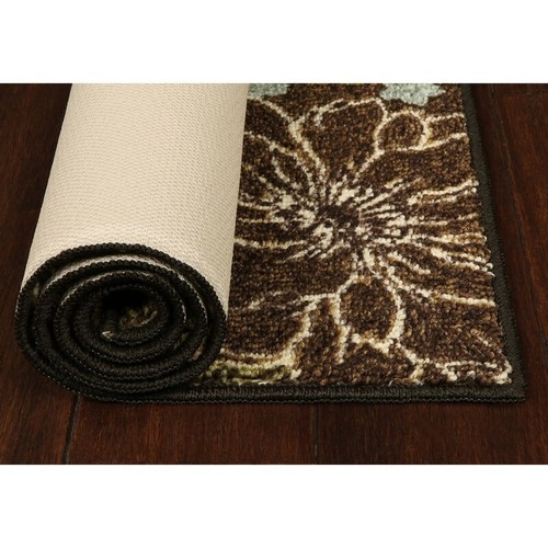 Multicolor Floral Area Rug Indoor Non-Slip Stain Resistant Machine Tufted 5x7 Ft - Picture 5 of 7