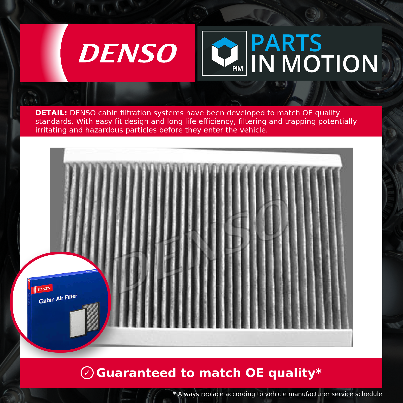 Pollen / Cabin Filter DCF127K DENSO JKR500020 Genuine Top Quality Guaranteed New - Image 5