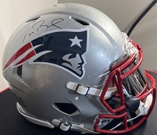 TOM BRADY Signed Full Sized New England Patriots Speed Authentic Helmet Fanatics