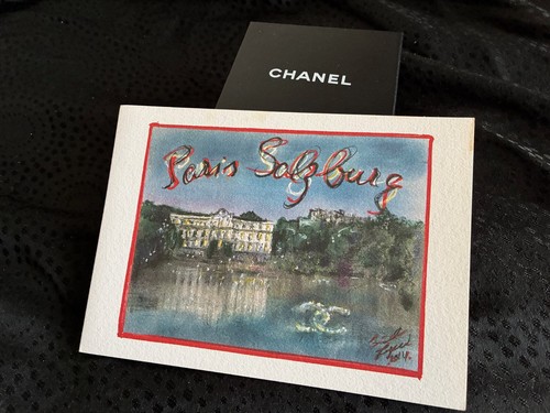Chanel Paris Salzburg 2014/15 Collection Invitation NY Fashion Show RARE FIND