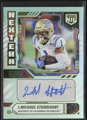 J Michael Sturdivant 2025 Panini Score Next Era NIL Auto