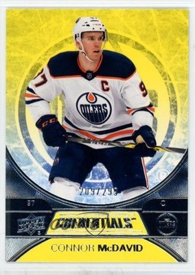 2021-22 Upper Deck Credentials Yellow /299 Connor McDavid #1 0q4s