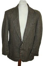 Made in USA Tweed Sakko Herren  Gr. 50 -40R– Wolle Blazer Harris Look