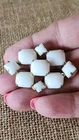 Vintage Goldtone Brooch With Milk Glass The Brooch Measures 1.80" Goldtone Dull