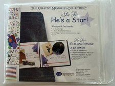 CREATIVE MEMORIES He s A Star Snap Pack Album Kit Paper Stickers Idea Book
