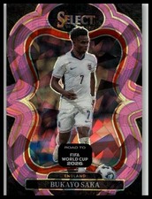 2025-26 Panini Select World Cup Bukayo Saka #139 England Pink Ice Arsenal