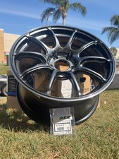 Advan Rzii 17x9 45 5x114.3 Gloss Black With Machining Rim