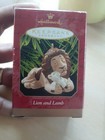 Lion & Lamb Hallmark Keepsake Ornament 1997 Handcrafted Christmas. New, Open box — photo 1