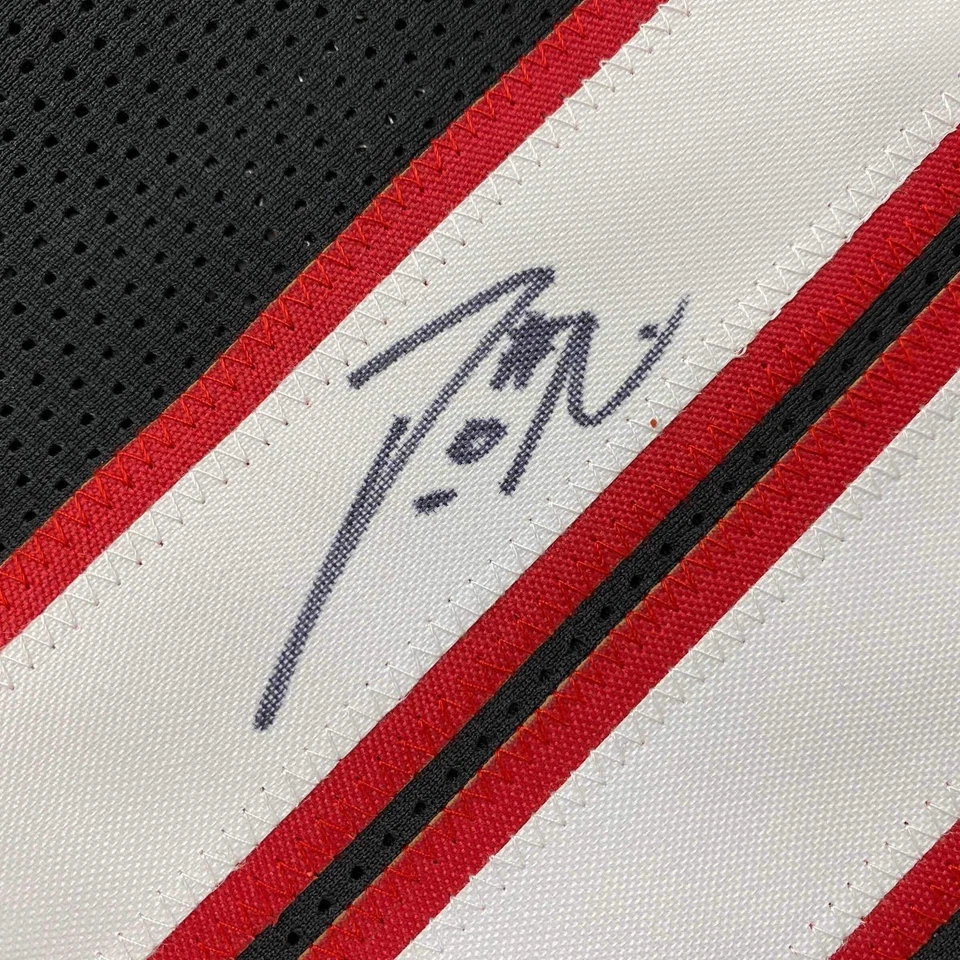 Autographed/Signed Damian Lillard Portland Black Basketball Jersey JSA COA - Image 3 of 4