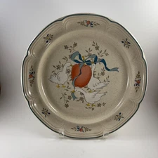 Vintage International China MARMALADE Stoneware Goose Geese Round Platter