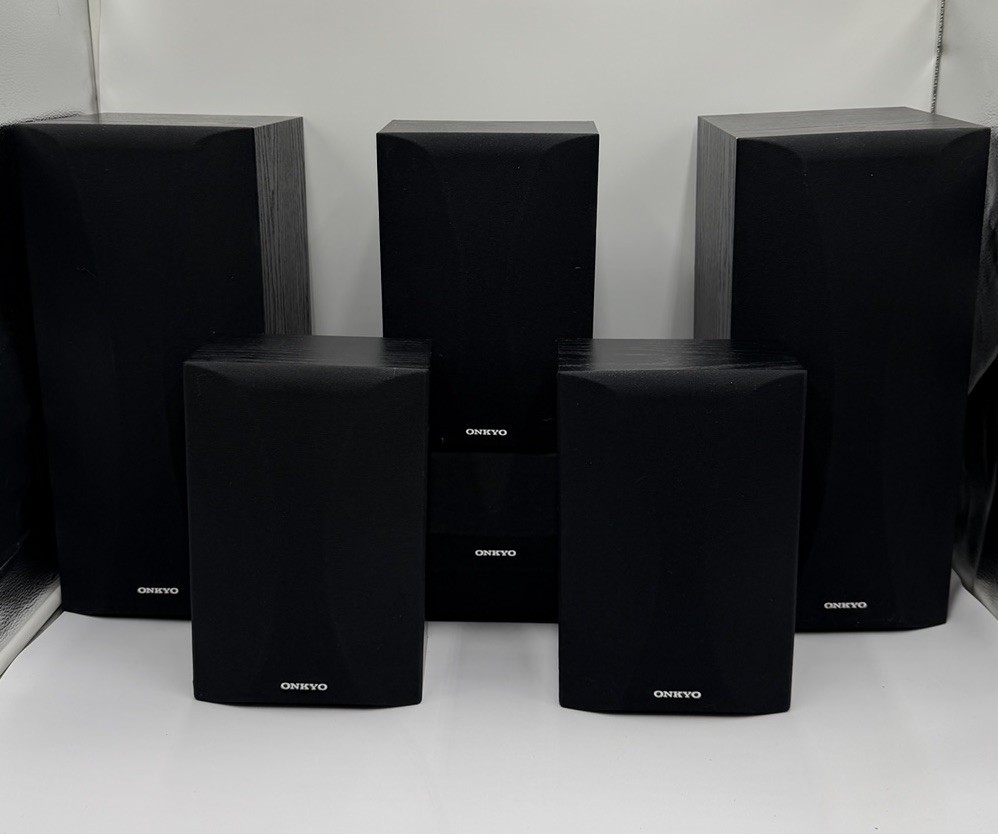 Onkyo 5.1 Surround Sound Speaker System SKF-200F SKC-200C SKM-200S