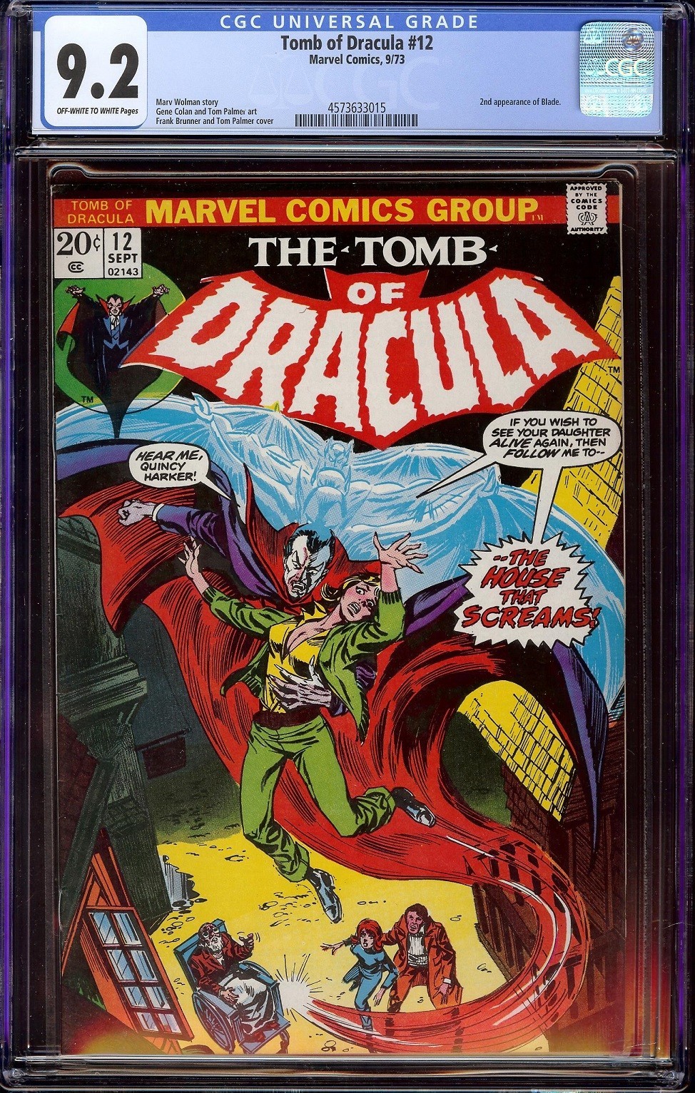 アメコミリーフ Tomb of Dracula #12 CGC 6.5 Tomb of Dracula #12 Value - GoCollect