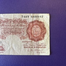 10 Shilling Note In Uk Paper Money for sale | eBay