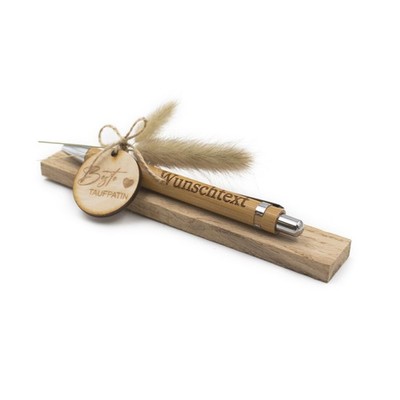 Holz Kugelschreiber Wunschname Bambus Stift Gravur Geschenk 17 Beste Taufpatin