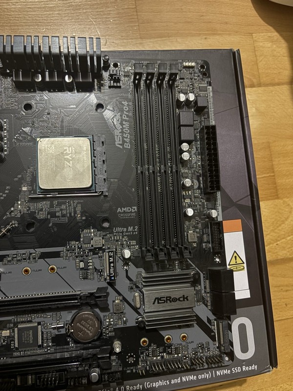 ASRock B450M Pro4 Motherboard with Ryzen 3 3200G Processor