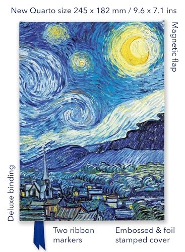 Vincent van Gogh: The Starry Night (Foiled Quarto Journal) - Image 4