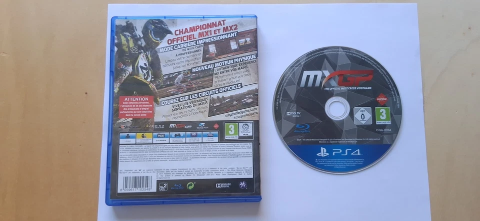 moto cross MXGP motocross playstation 4 PS4 PS5, photo 2 sur 2