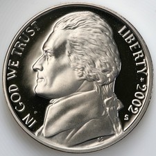 2002 S Gem DCam Proof Jefferson Nickel