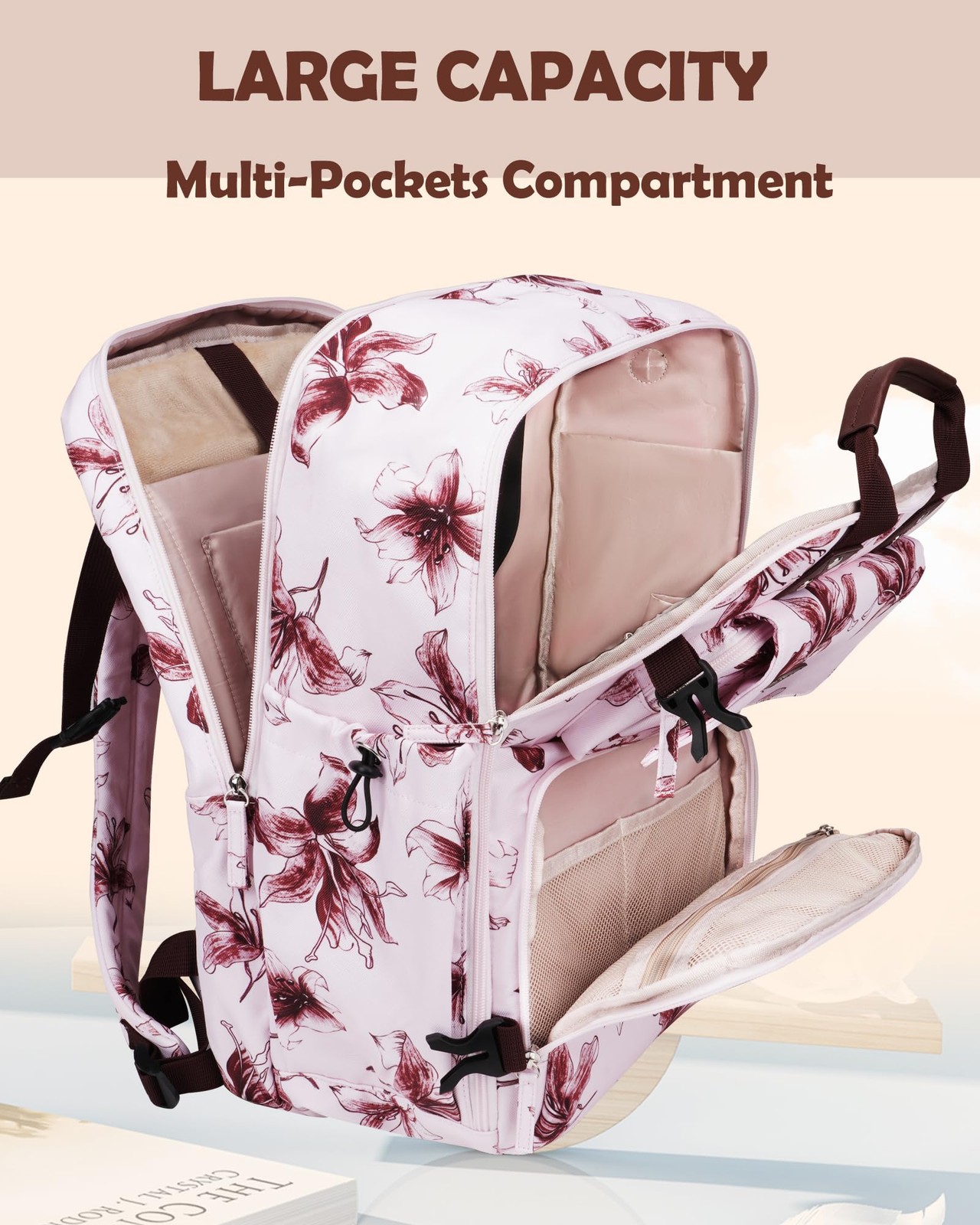 Travel Backpack for Women, Flight Approved Laptop Backpack Carry on Luggage f...