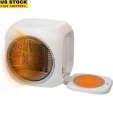 2-in-1 Space Heater Mug Warmer Portable Heater Tip-Over Protection Instant Heat