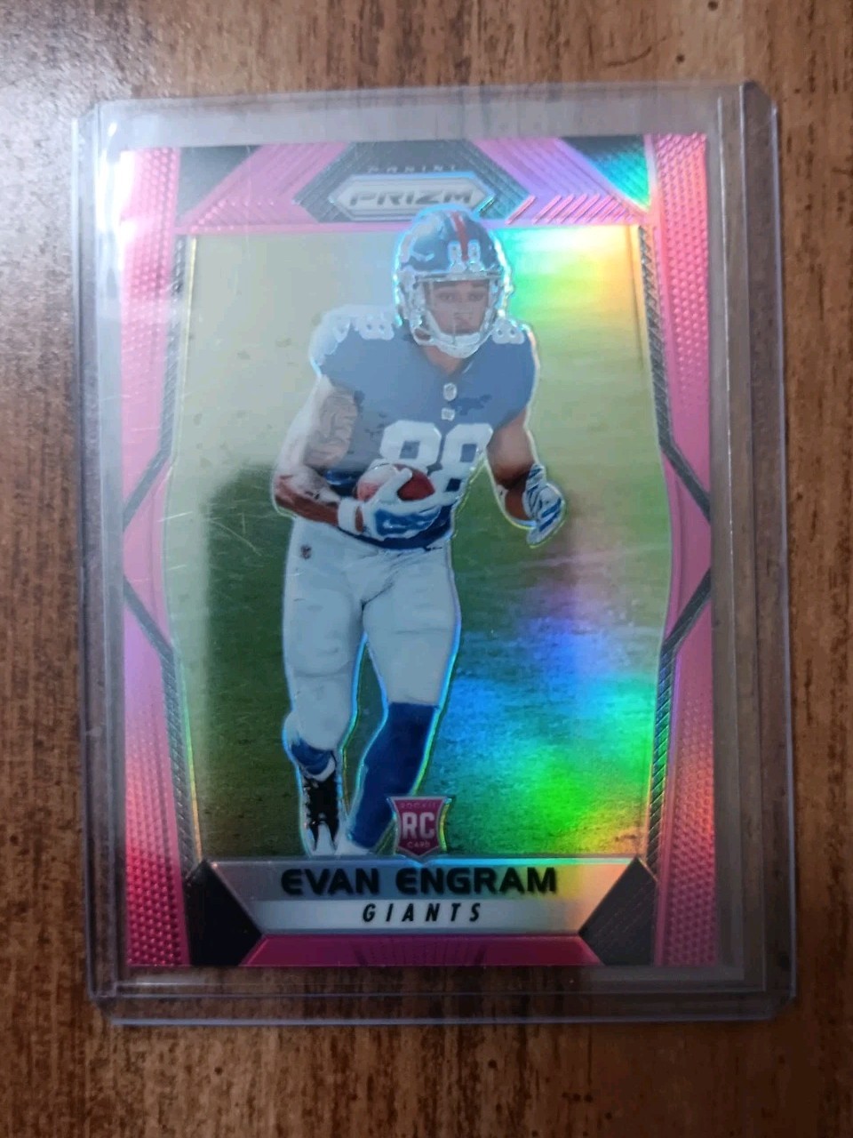 2017 Panini Prizm Pink Evan Engram RC No. 299 Ole Miss/ NY Giants