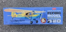 Balsa wood airplane model PIPER SUPER CUB Guillows 303 LC Laser Cut