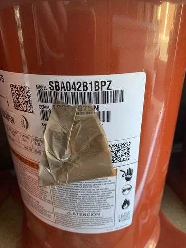 Alliance Compressor  SBA042B1BPZ 3.5 Ton 220v 60 Hz 1 PH R410A