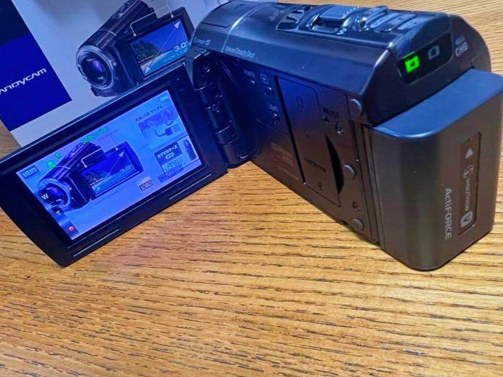 SONY HDR-CX590V Brown Sony Sony HD Video Camera HandyCam Japanese Language